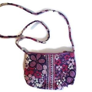 Vera Bradley Crossbody in Petal Power Purple